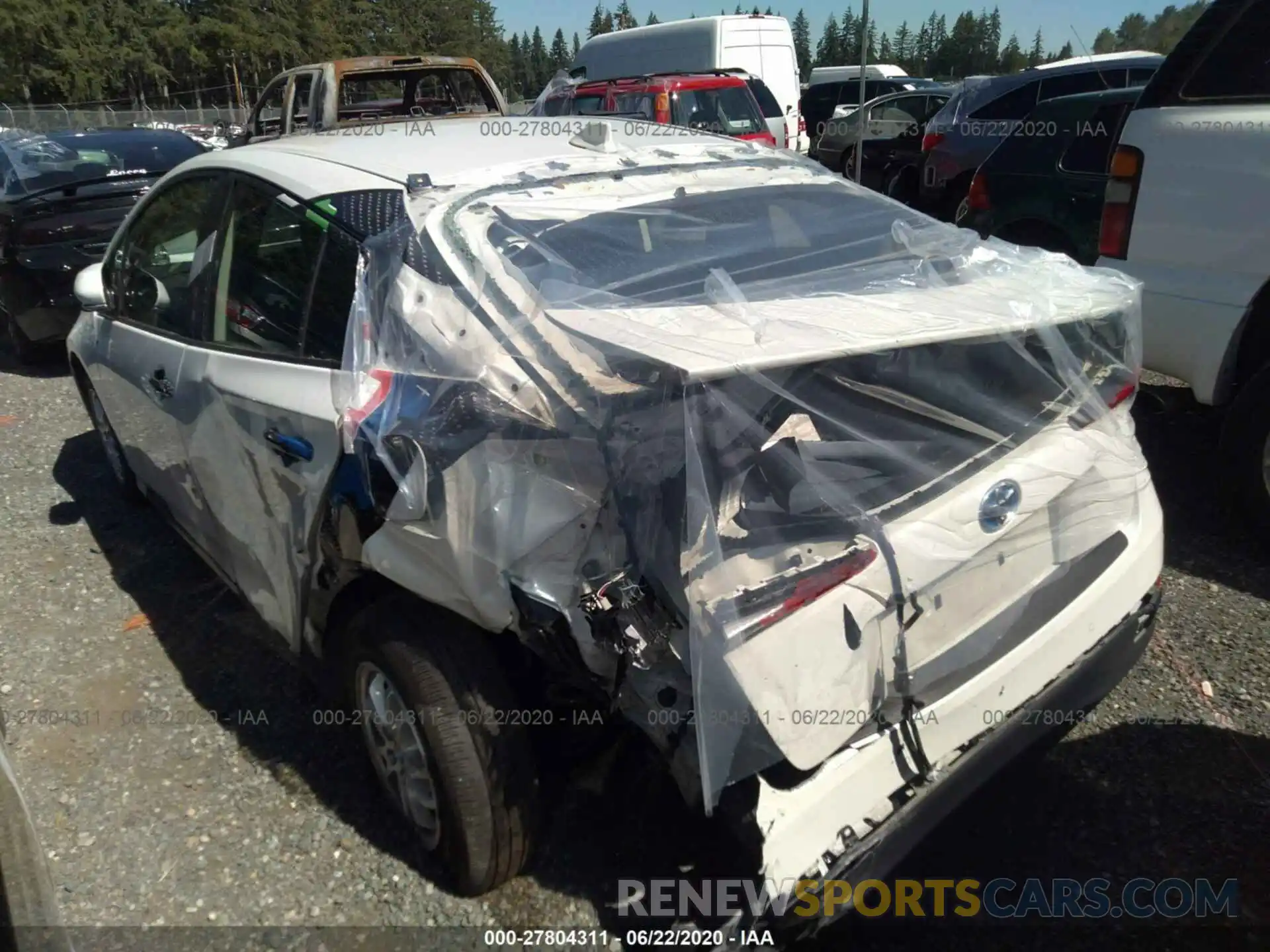 6 Photograph of a damaged car JTDL9RFUXK3012885 TOYOTA PRIUS 2019