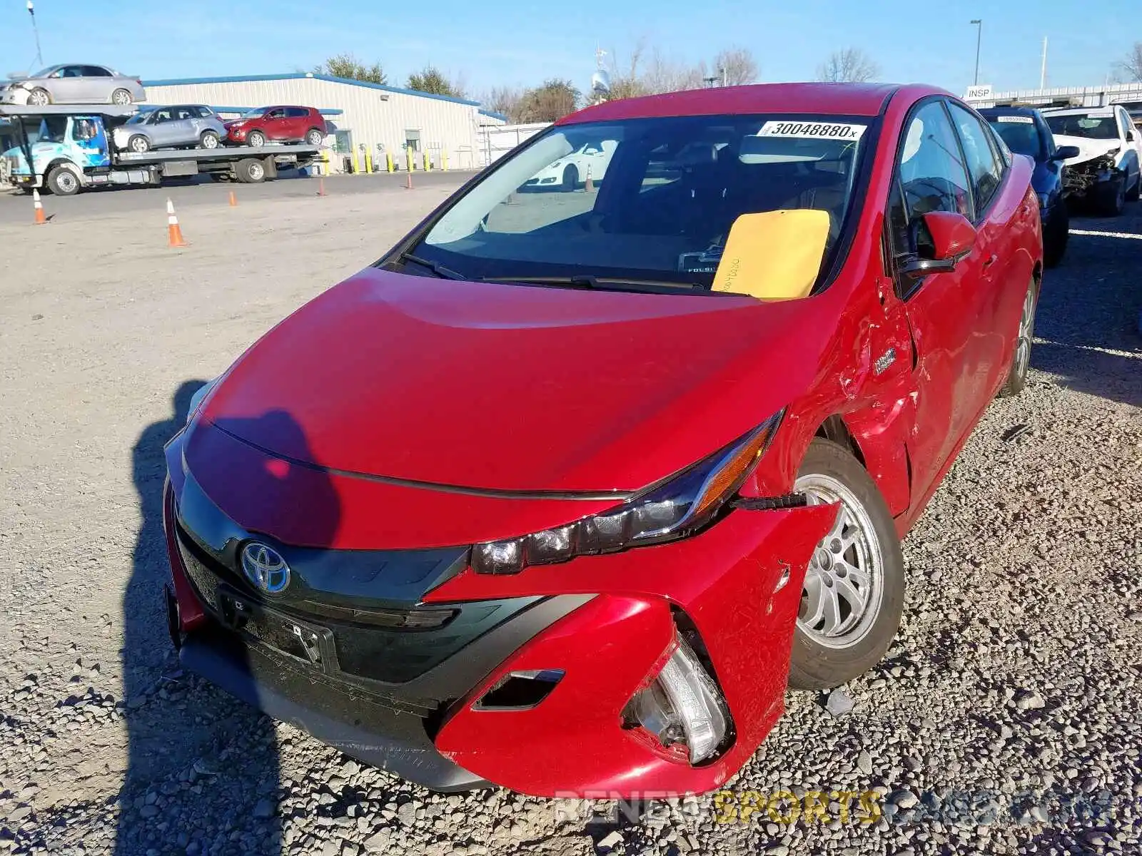 2 Photograph of a damaged car JTDKARFP0L3122536 TOYOTA PRIUS 2020