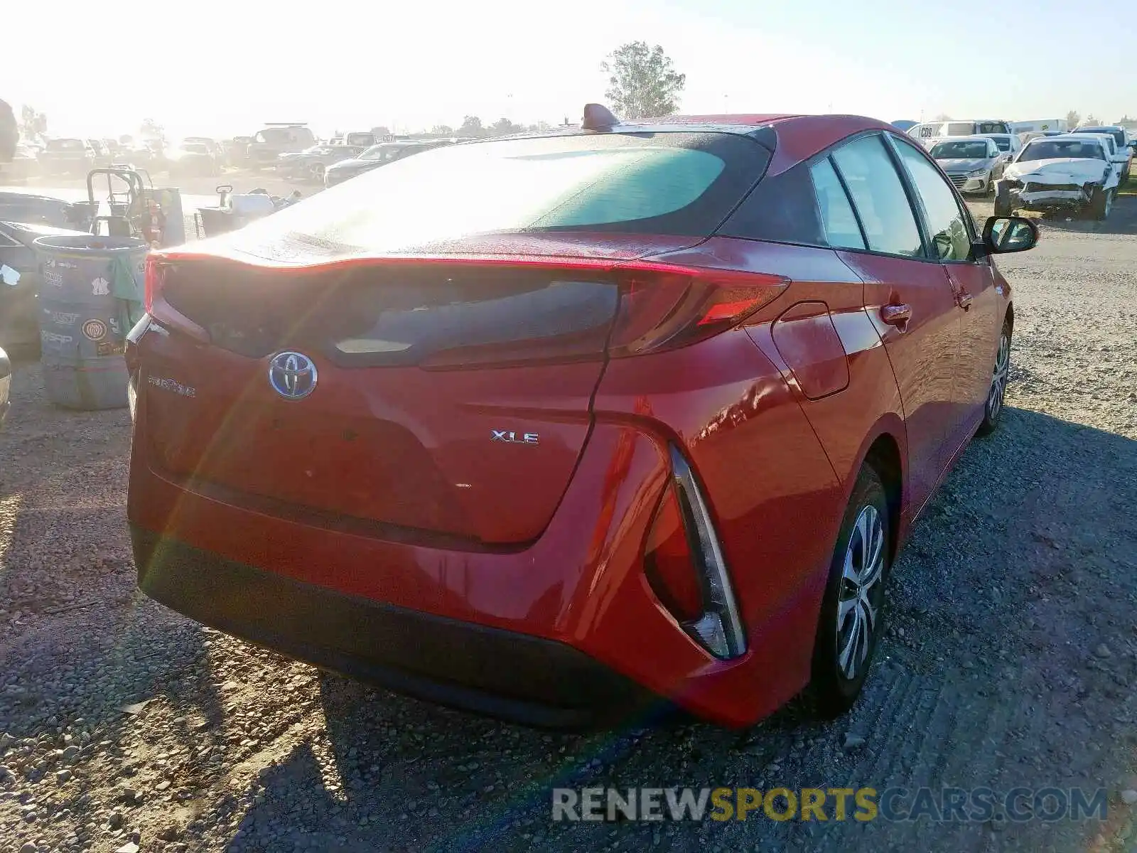 4 Photograph of a damaged car JTDKARFP0L3122536 TOYOTA PRIUS 2020