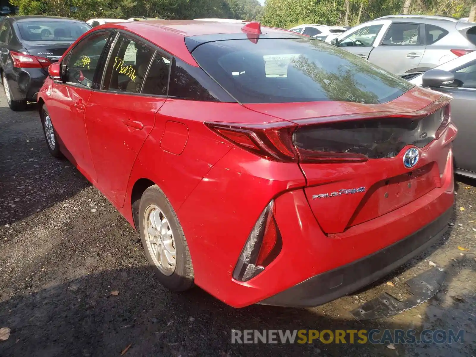 3 Photograph of a damaged car JTDKARFP0L3125775 TOYOTA PRIUS 2020