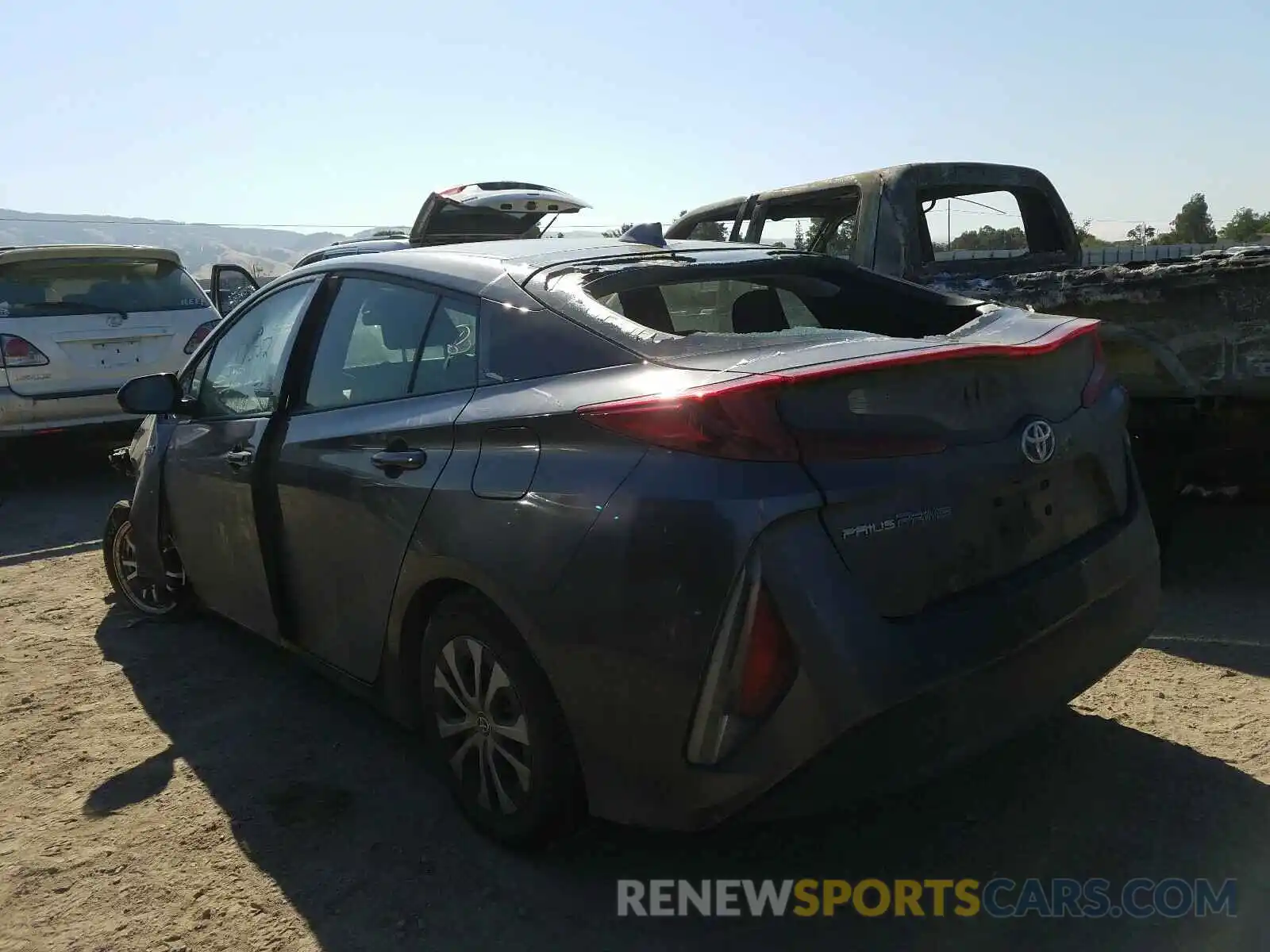 3 Photograph of a damaged car JTDKARFP0L3128501 TOYOTA PRIUS 2020