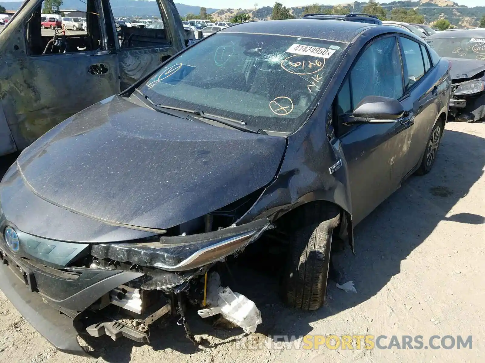 9 Photograph of a damaged car JTDKARFP0L3128501 TOYOTA PRIUS 2020