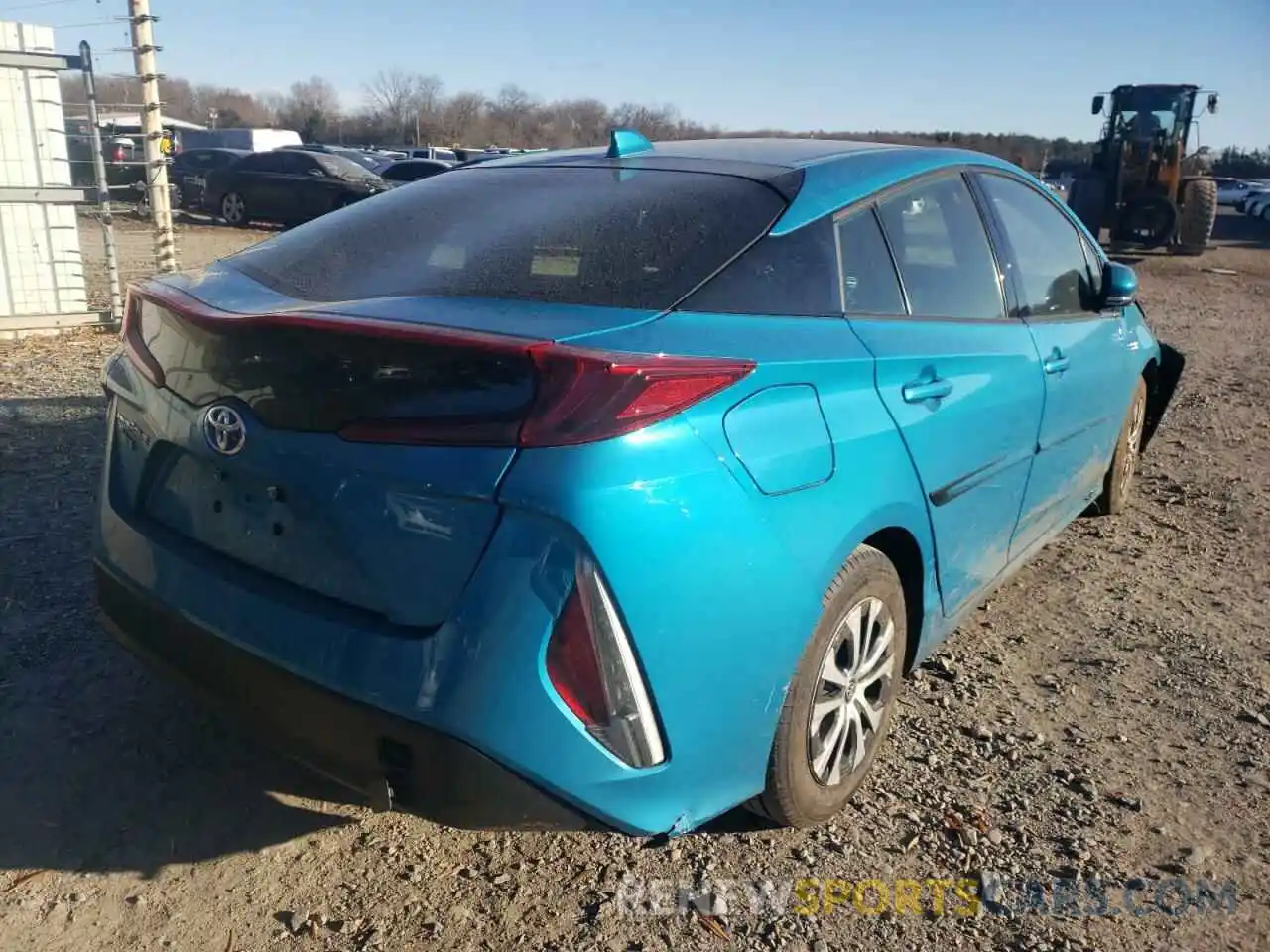 4 Фотография поврежденного автомобиля JTDKARFP0L3131429 TOYOTA PRIUS 2020