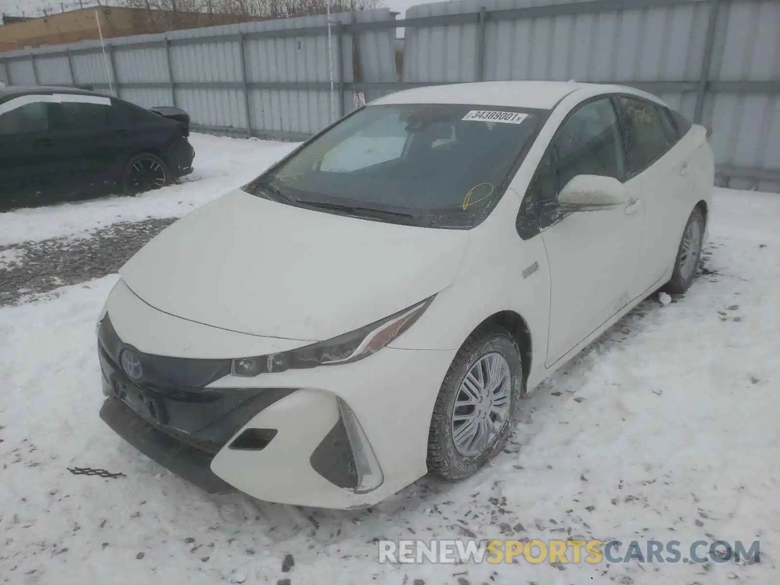 2 Photograph of a damaged car JTDKARFP0L3133262 TOYOTA PRIUS 2020