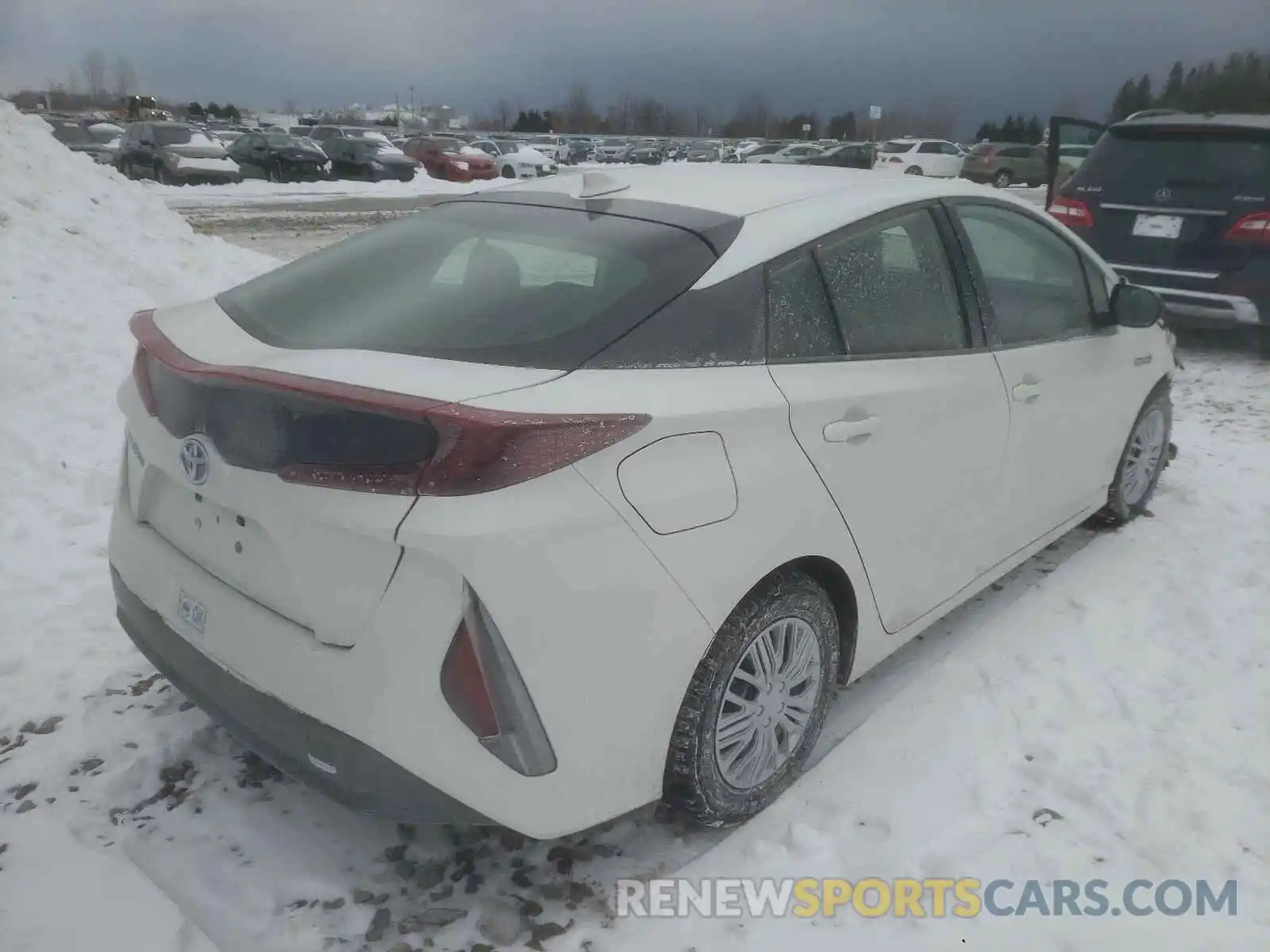 4 Photograph of a damaged car JTDKARFP0L3133262 TOYOTA PRIUS 2020