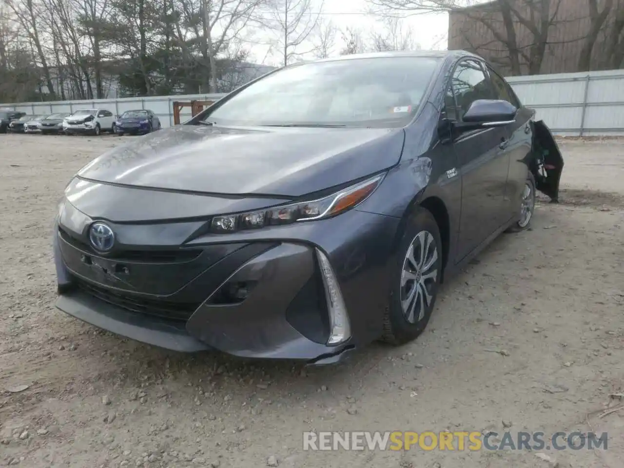 2 Photograph of a damaged car JTDKARFP0L3136596 TOYOTA PRIUS 2020