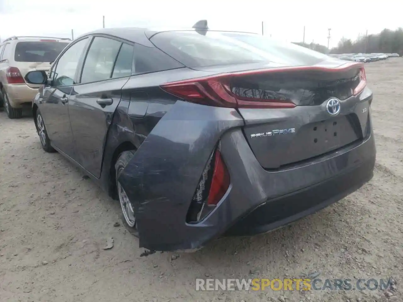 3 Photograph of a damaged car JTDKARFP0L3136596 TOYOTA PRIUS 2020