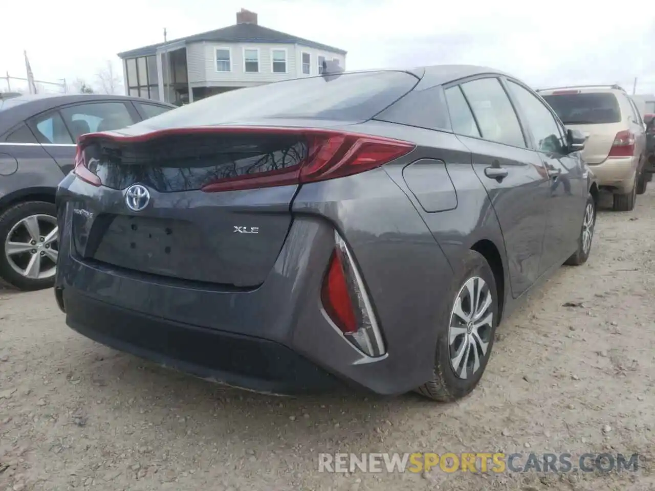 4 Photograph of a damaged car JTDKARFP0L3136596 TOYOTA PRIUS 2020