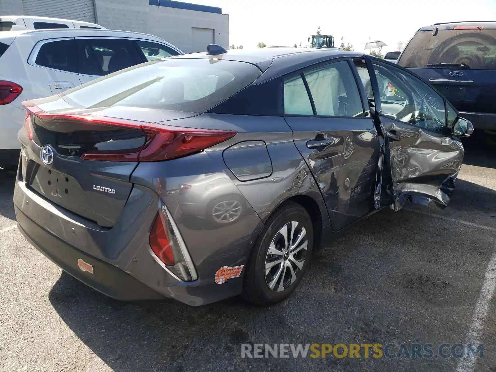 4 Photograph of a damaged car JTDKARFP0L3141149 TOYOTA PRIUS 2020