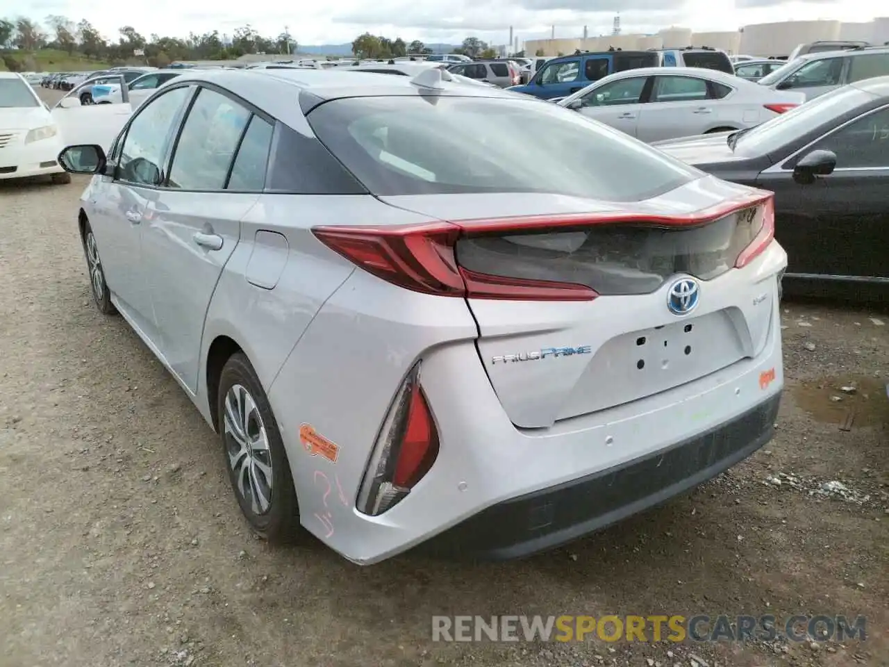 3 Photograph of a damaged car JTDKARFP0L3143046 TOYOTA PRIUS 2020