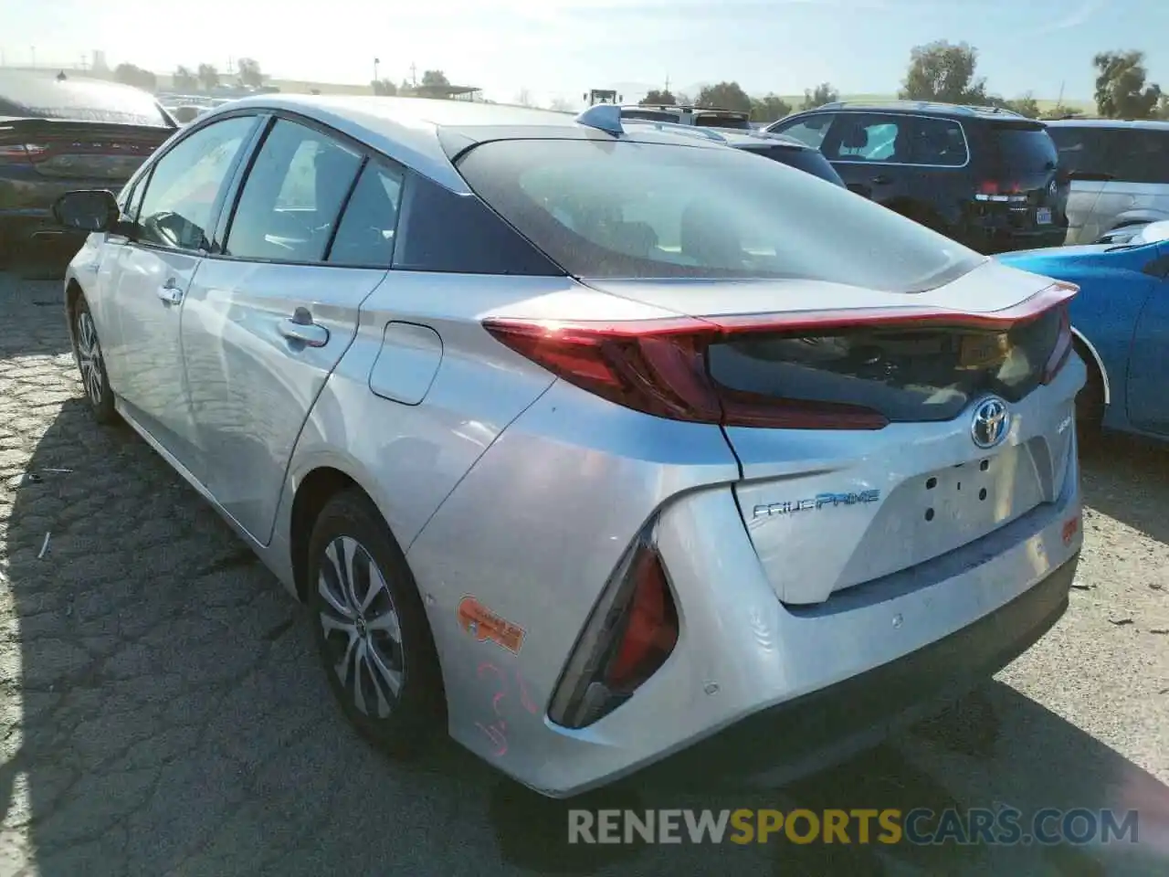 4 Photograph of a damaged car JTDKARFP0L3143046 TOYOTA PRIUS 2020