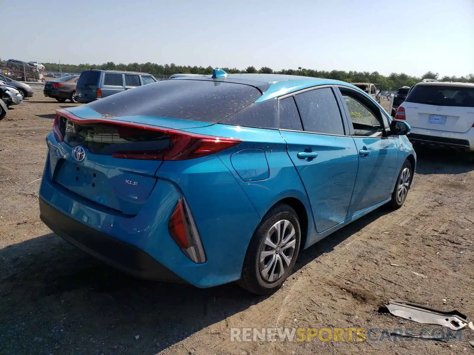 4 Photograph of a damaged car JTDKARFP0L3146299 TOYOTA PRIUS 2020