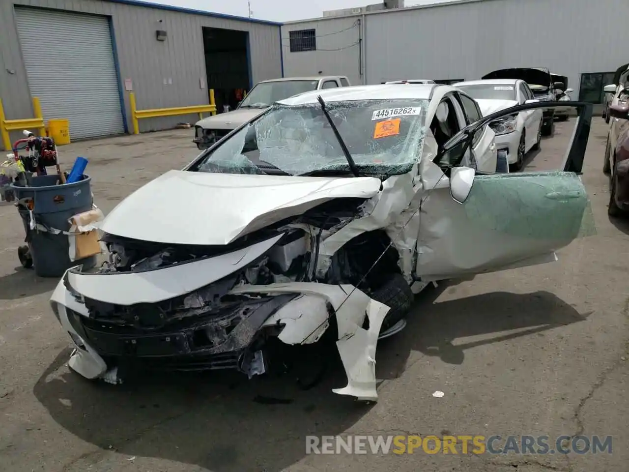 2 Photograph of a damaged car JTDKARFP0L3147355 TOYOTA PRIUS 2020