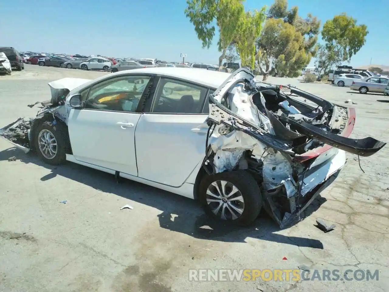 3 Photograph of a damaged car JTDKARFP0L3149588 TOYOTA PRIUS 2020