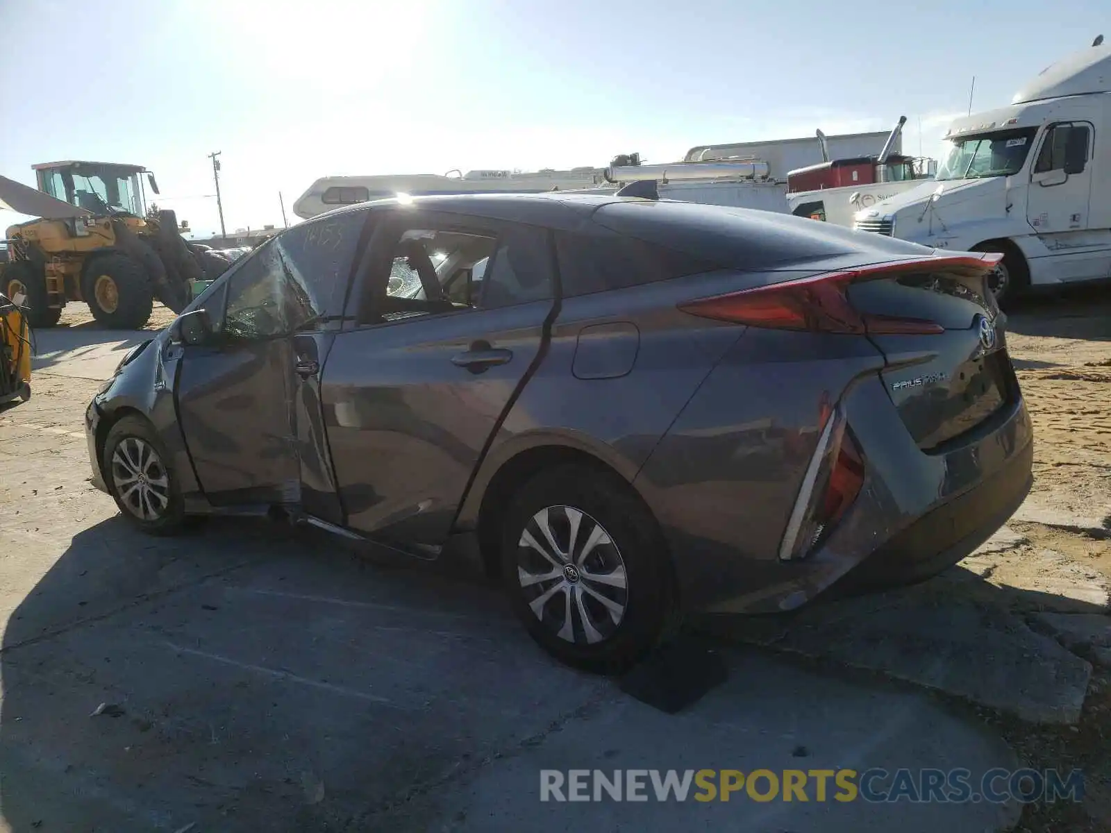 3 Photograph of a damaged car JTDKARFP0L3158338 TOYOTA PRIUS 2020