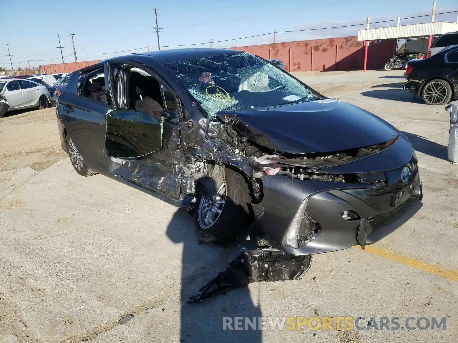 9 Photograph of a damaged car JTDKARFP0L3158338 TOYOTA PRIUS 2020