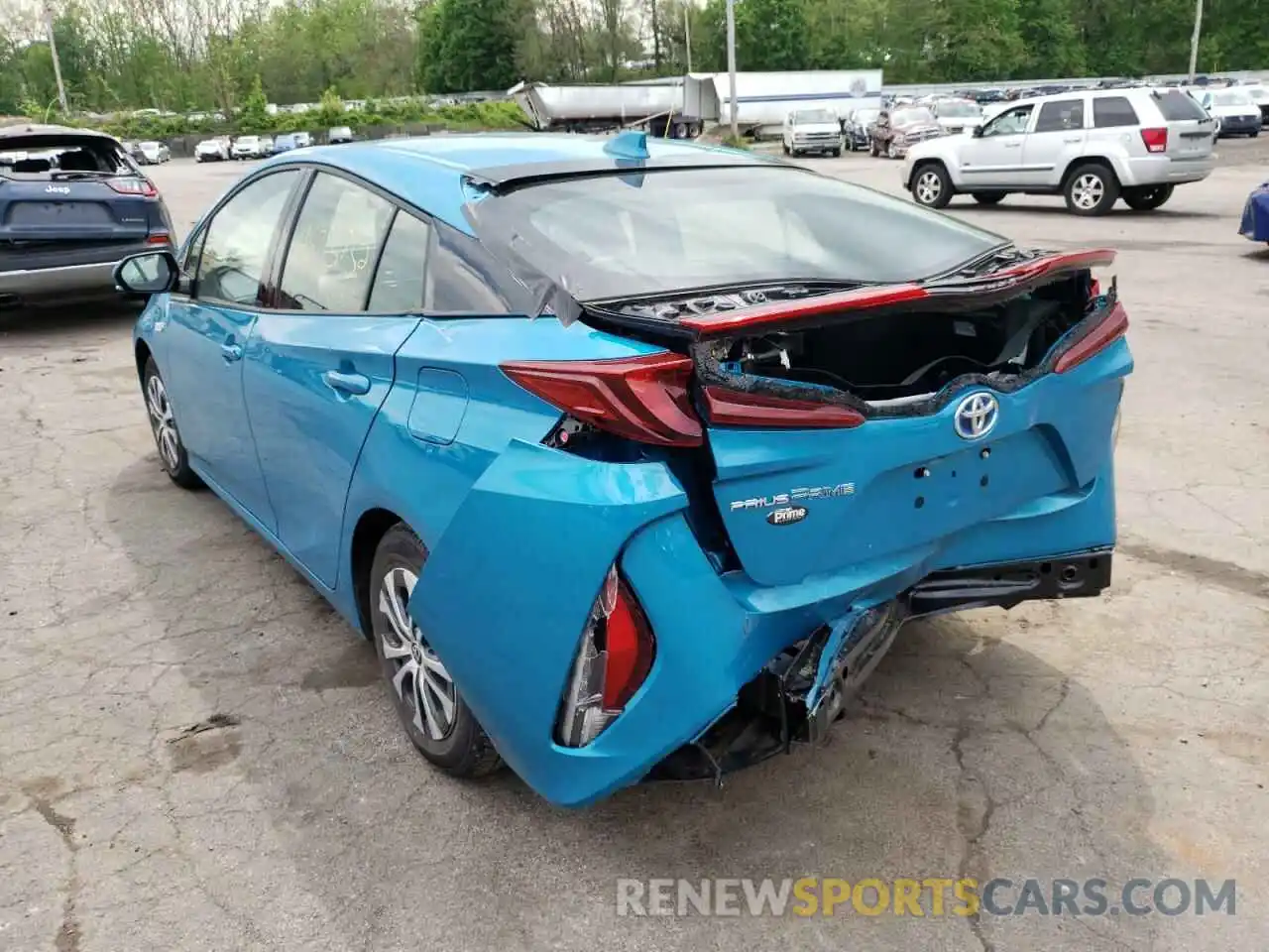 3 Фотография поврежденного автомобиля JTDKARFP0L3159781 TOYOTA PRIUS 2020