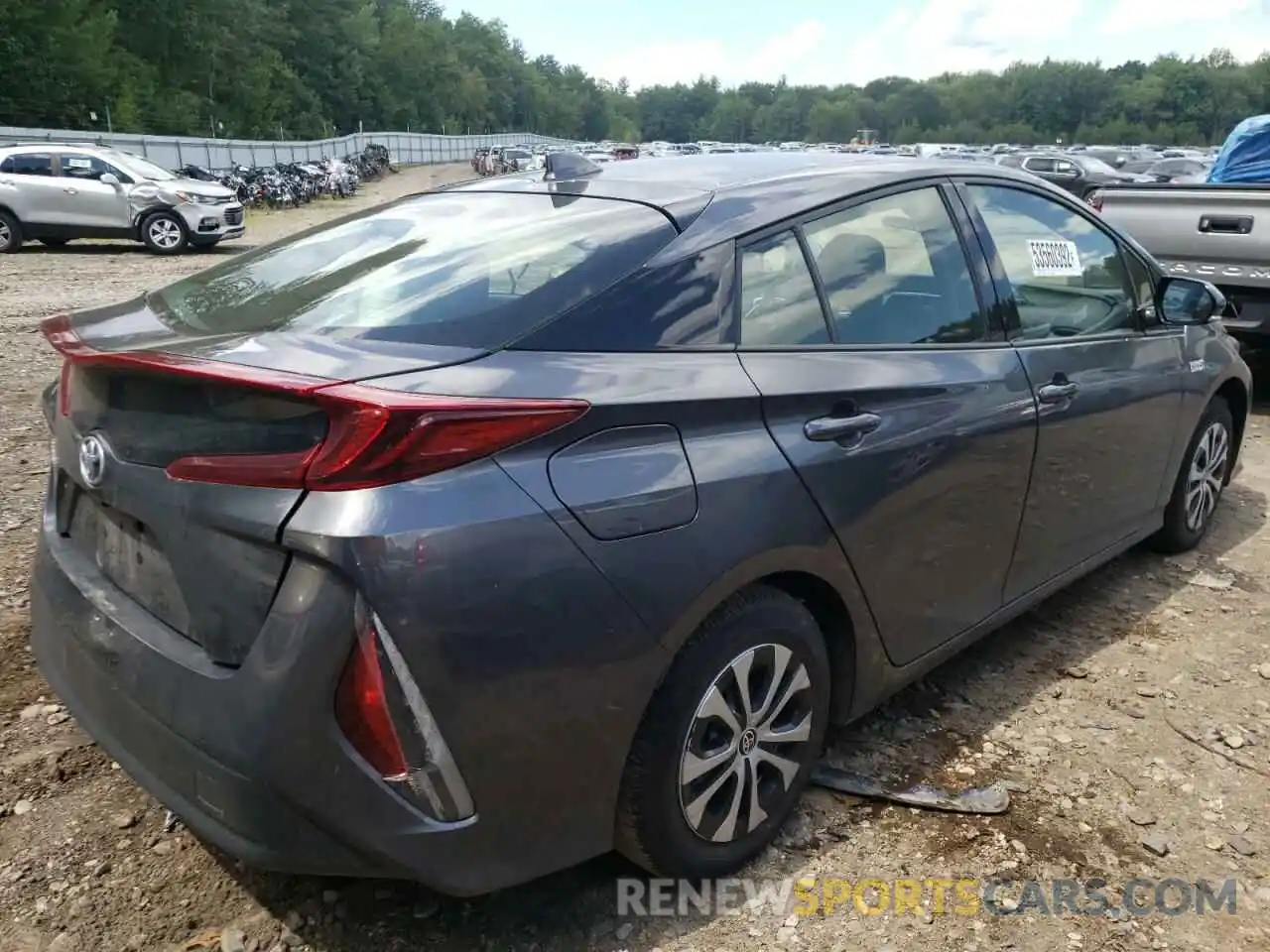 4 Photograph of a damaged car JTDKARFP0L3160915 TOYOTA PRIUS 2020