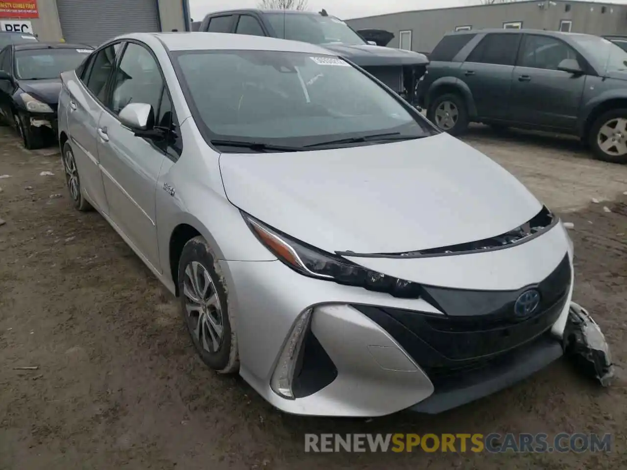 1 Photograph of a damaged car JTDKARFP0L3162566 TOYOTA PRIUS 2020