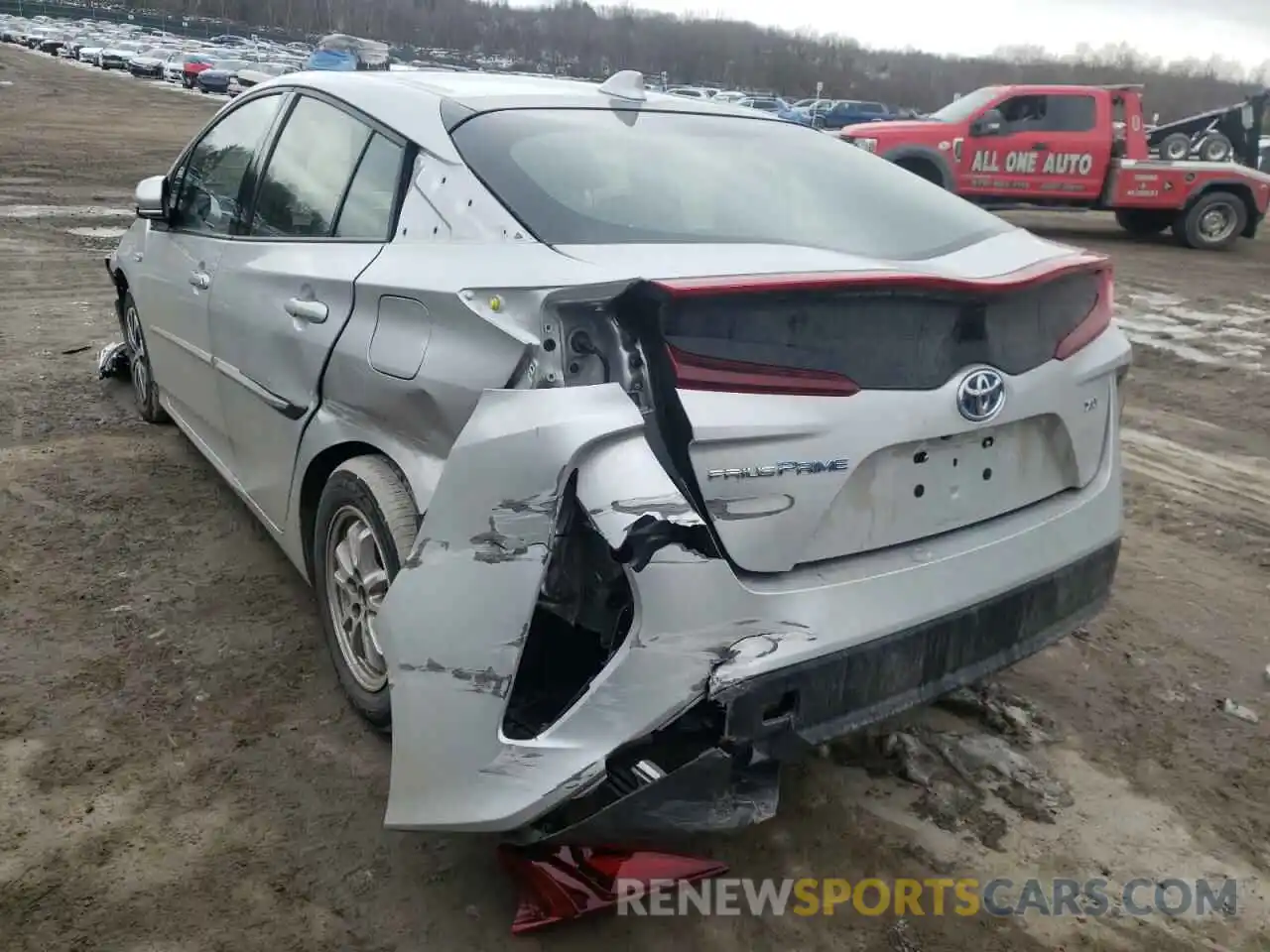 3 Photograph of a damaged car JTDKARFP0L3162566 TOYOTA PRIUS 2020