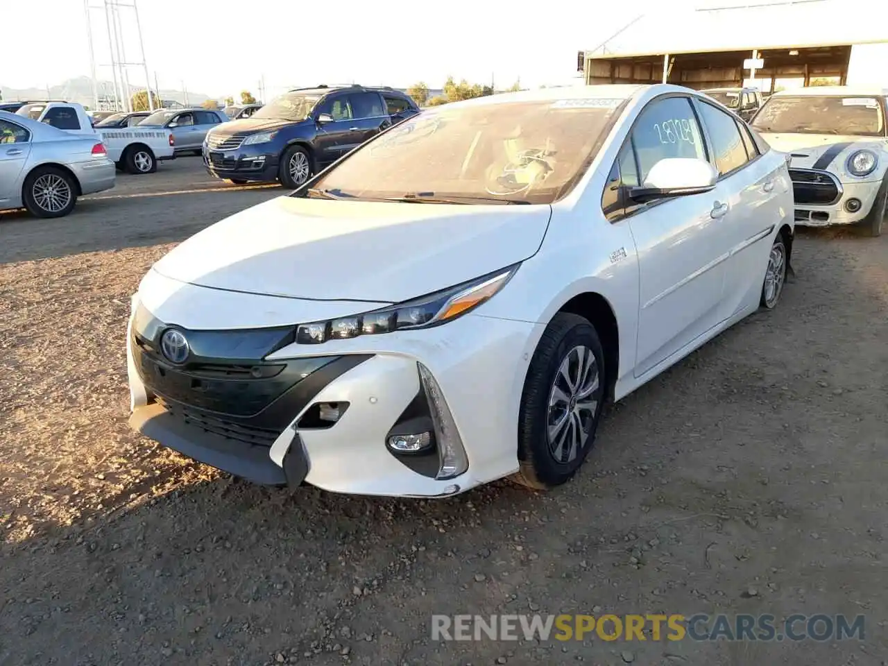 2 Photograph of a damaged car JTDKARFP1L3124134 TOYOTA PRIUS 2020