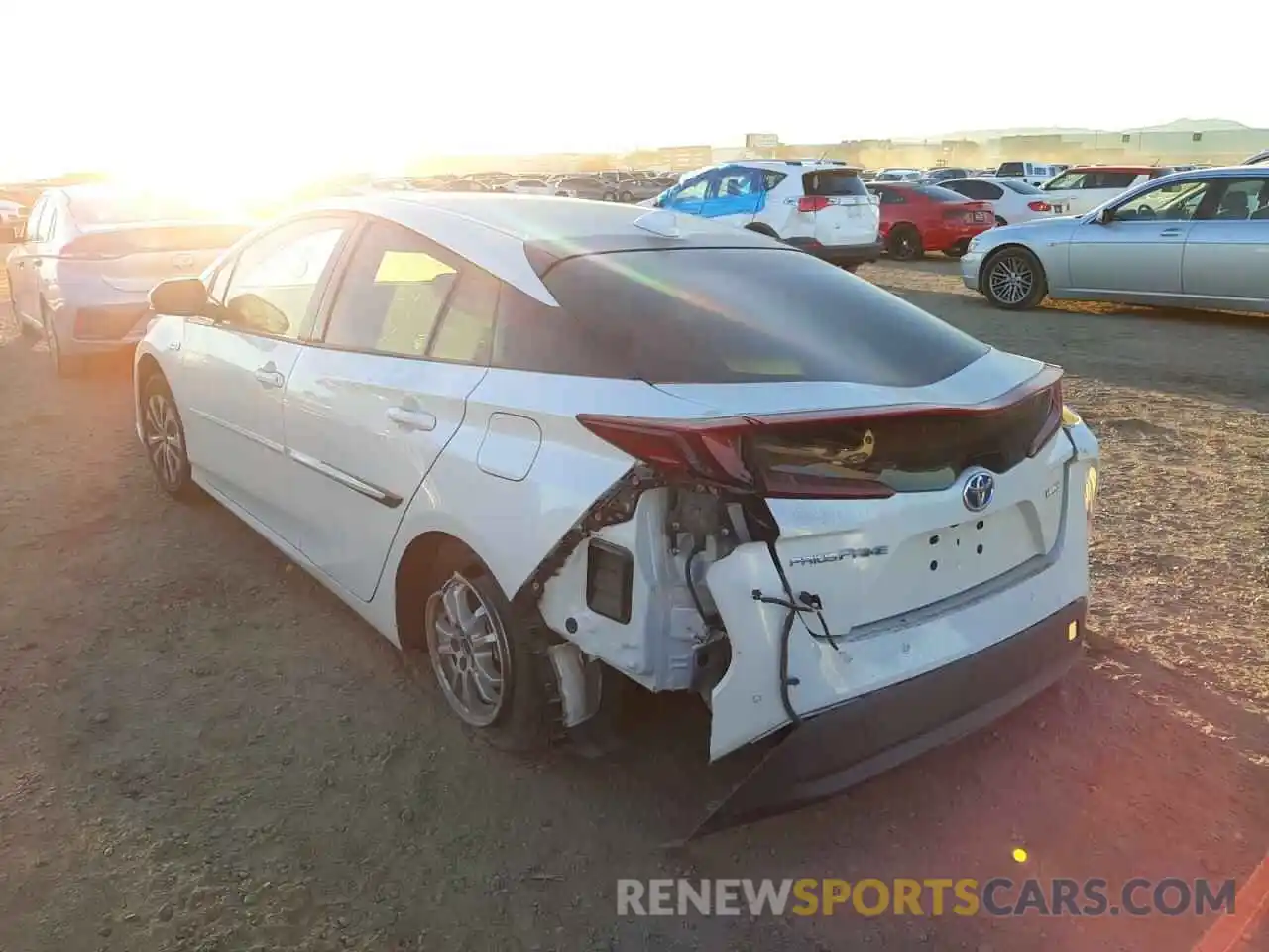 3 Photograph of a damaged car JTDKARFP1L3124134 TOYOTA PRIUS 2020