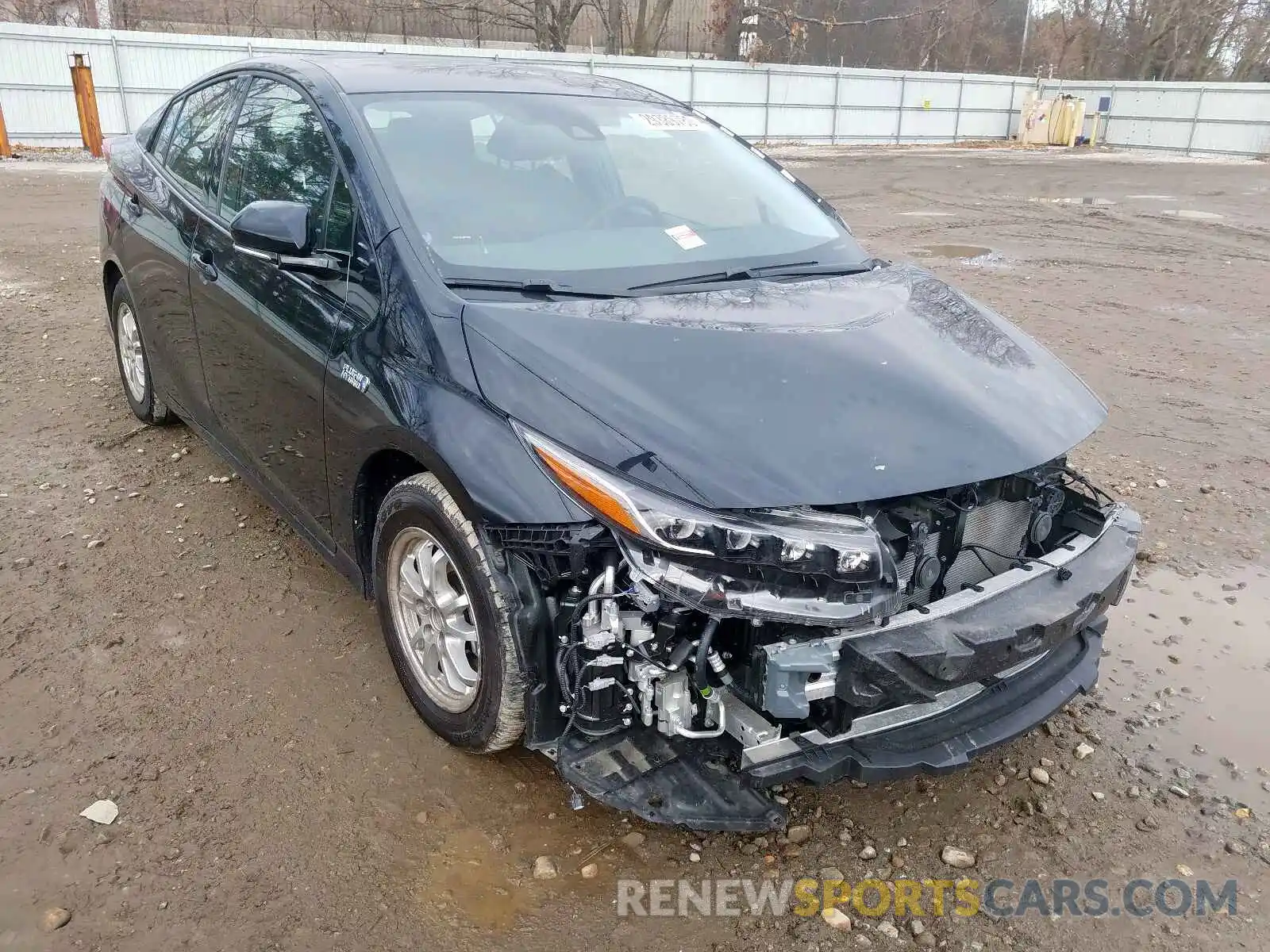 1 Photograph of a damaged car JTDKARFP1L3124148 TOYOTA PRIUS 2020