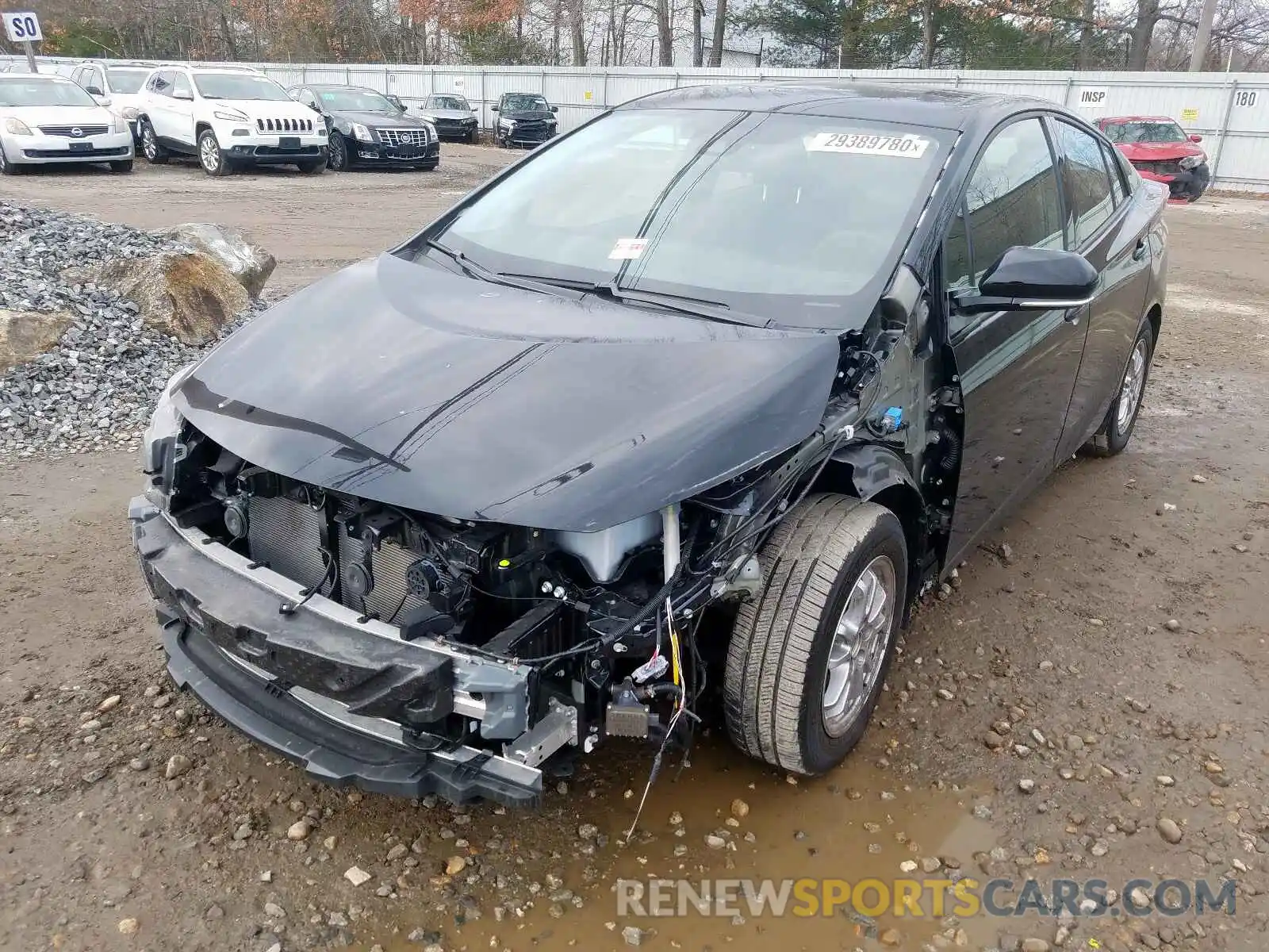 2 Photograph of a damaged car JTDKARFP1L3124148 TOYOTA PRIUS 2020