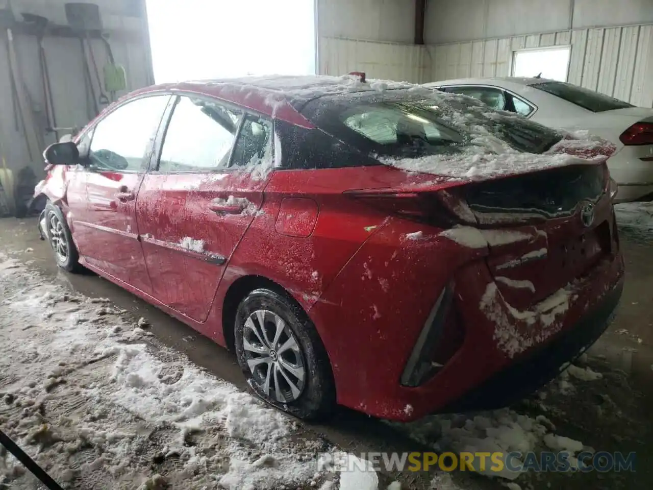 3 Фотография поврежденного автомобиля JTDKARFP1L3124926 TOYOTA PRIUS 2020