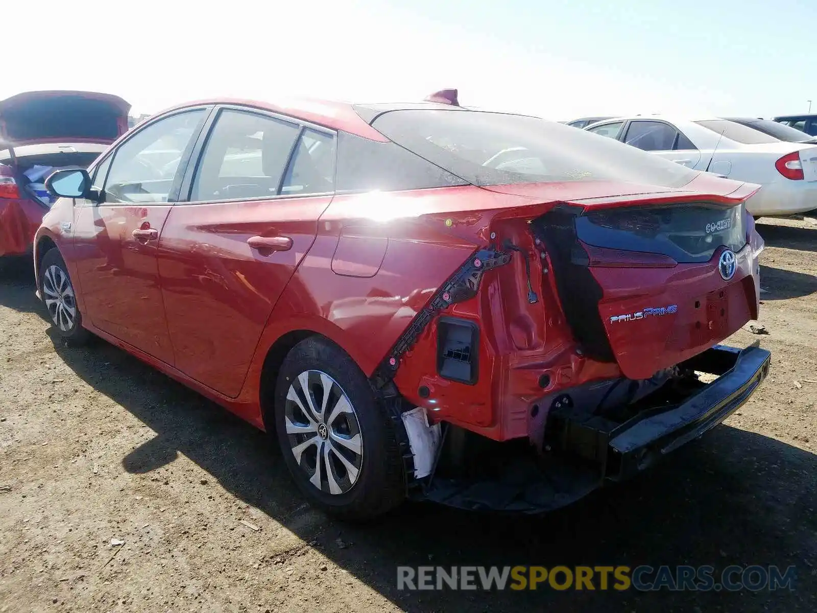 3 Photograph of a damaged car JTDKARFP1L3129916 TOYOTA PRIUS 2020