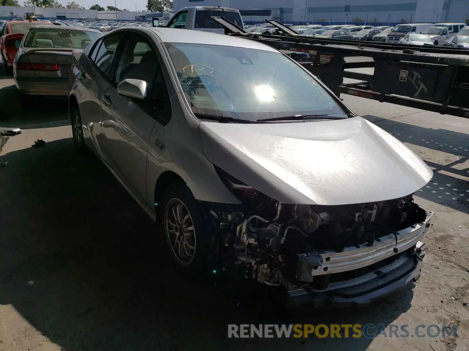 1 Photograph of a damaged car JTDKARFP1L3131052 TOYOTA PRIUS 2020