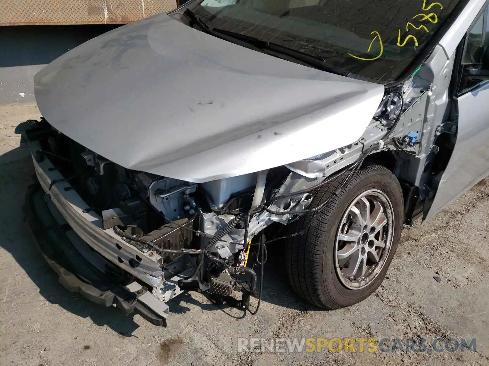 9 Photograph of a damaged car JTDKARFP1L3131052 TOYOTA PRIUS 2020