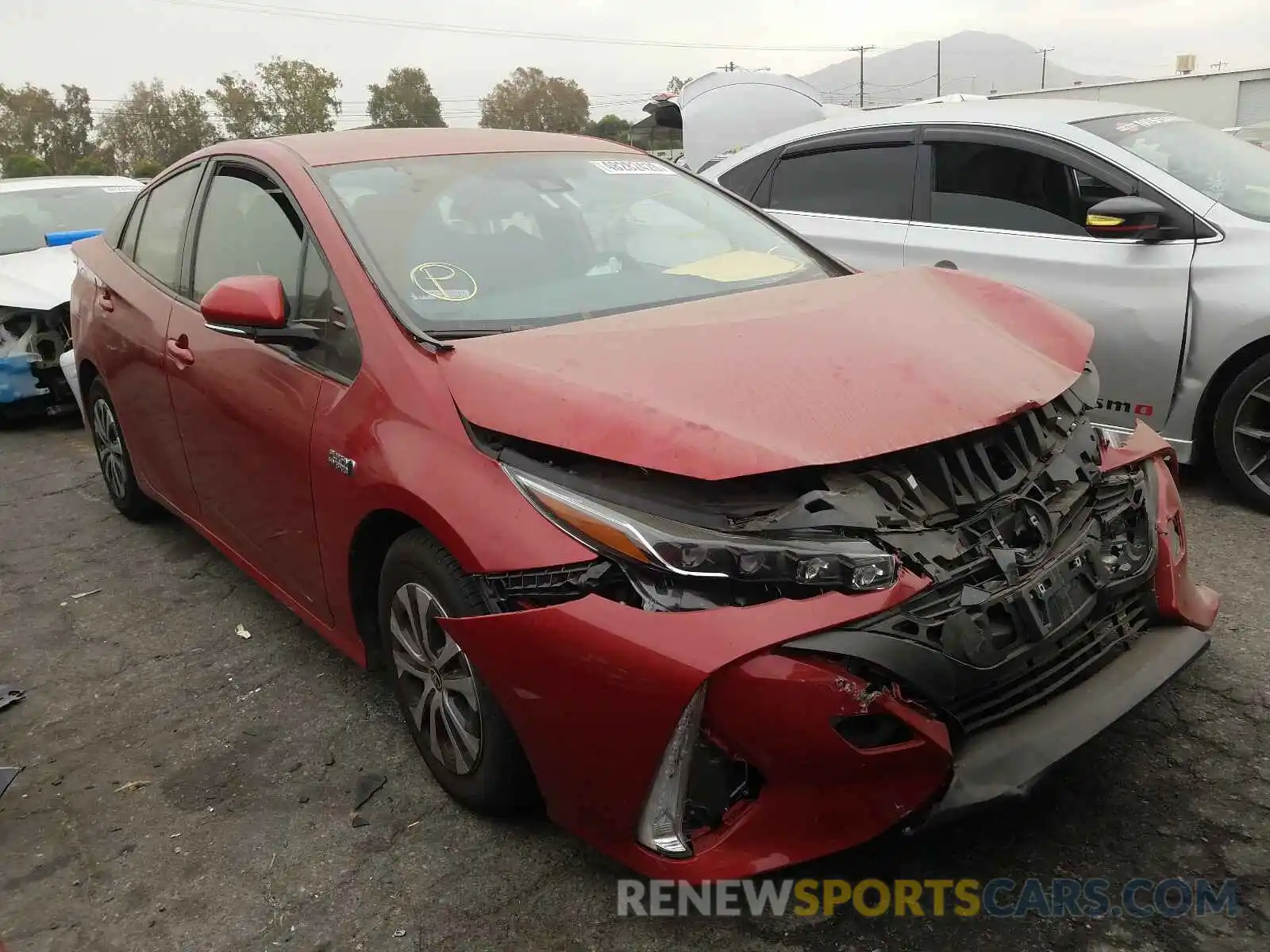 1 Photograph of a damaged car JTDKARFP1L3132668 TOYOTA PRIUS 2020