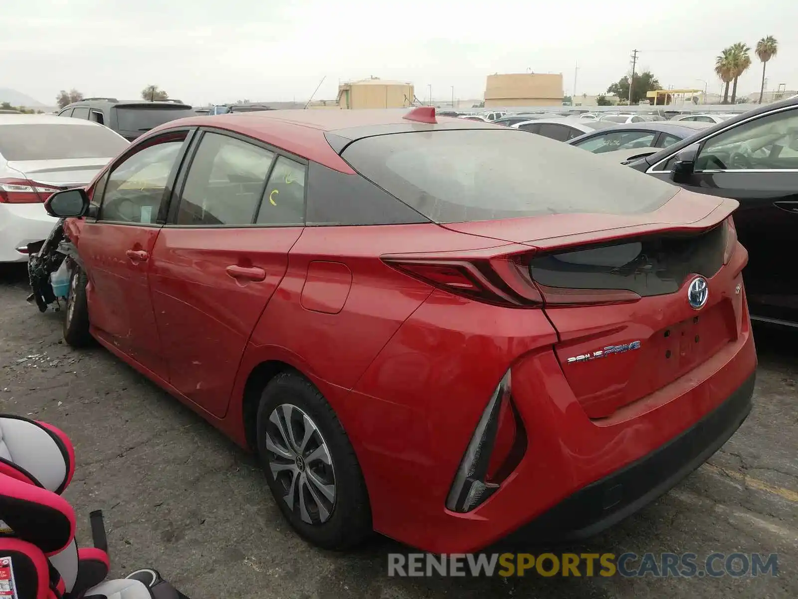 3 Photograph of a damaged car JTDKARFP1L3132668 TOYOTA PRIUS 2020