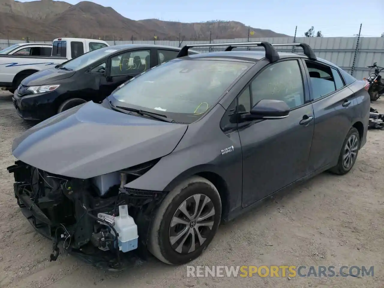 2 Photograph of a damaged car JTDKARFP1L3136655 TOYOTA PRIUS 2020