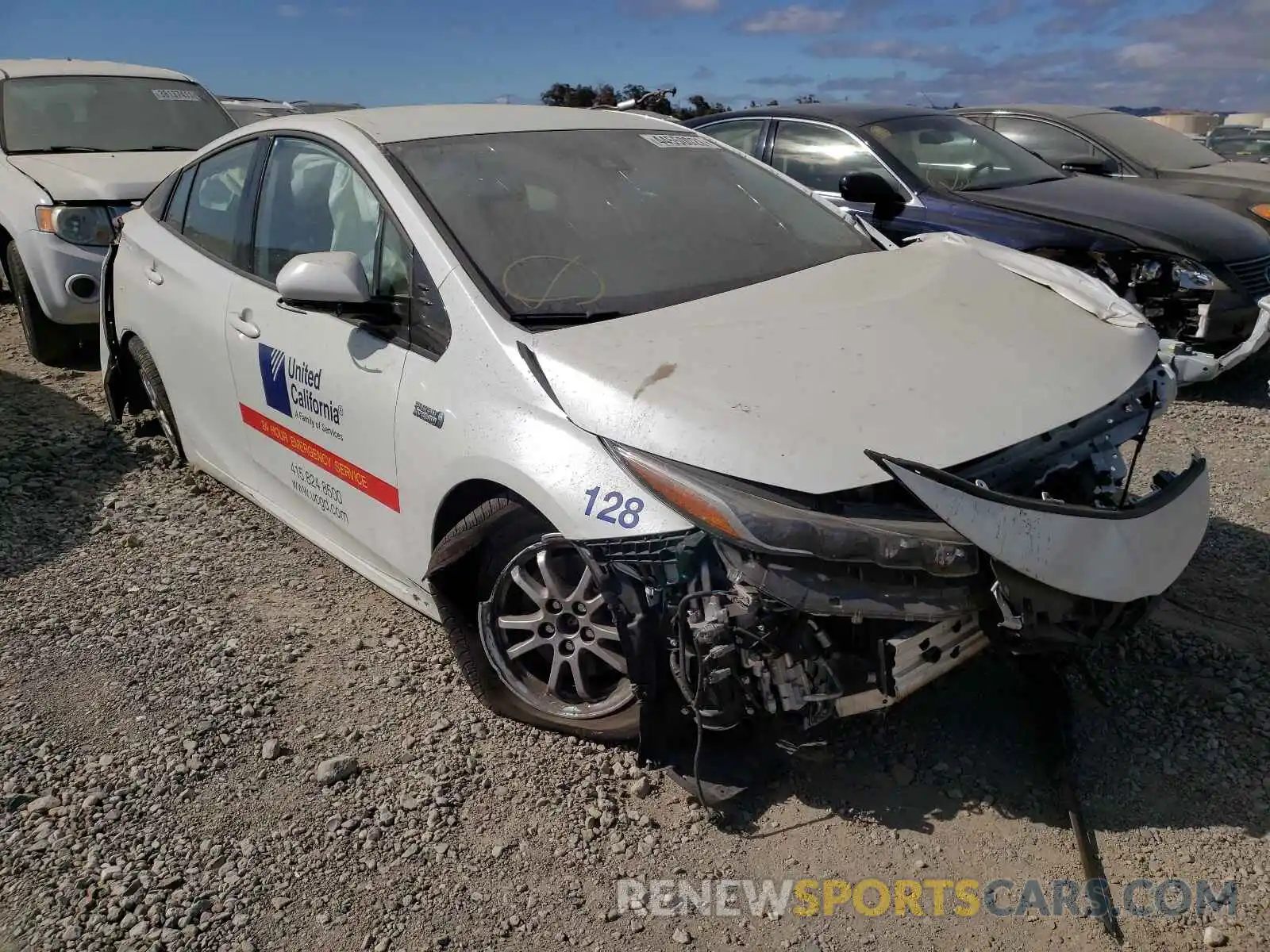 1 Photograph of a damaged car JTDKARFP1L3138289 TOYOTA PRIUS 2020