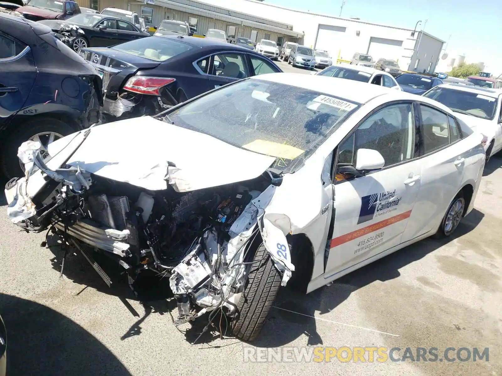 9 Photograph of a damaged car JTDKARFP1L3138289 TOYOTA PRIUS 2020