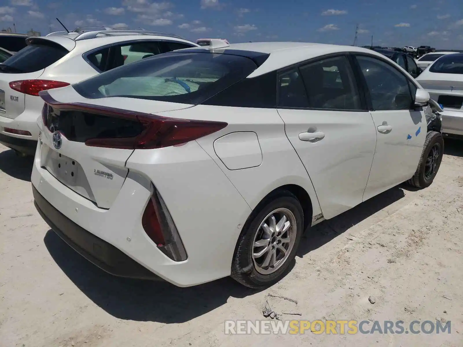 4 Photograph of a damaged car JTDKARFP1L3140012 TOYOTA PRIUS 2020