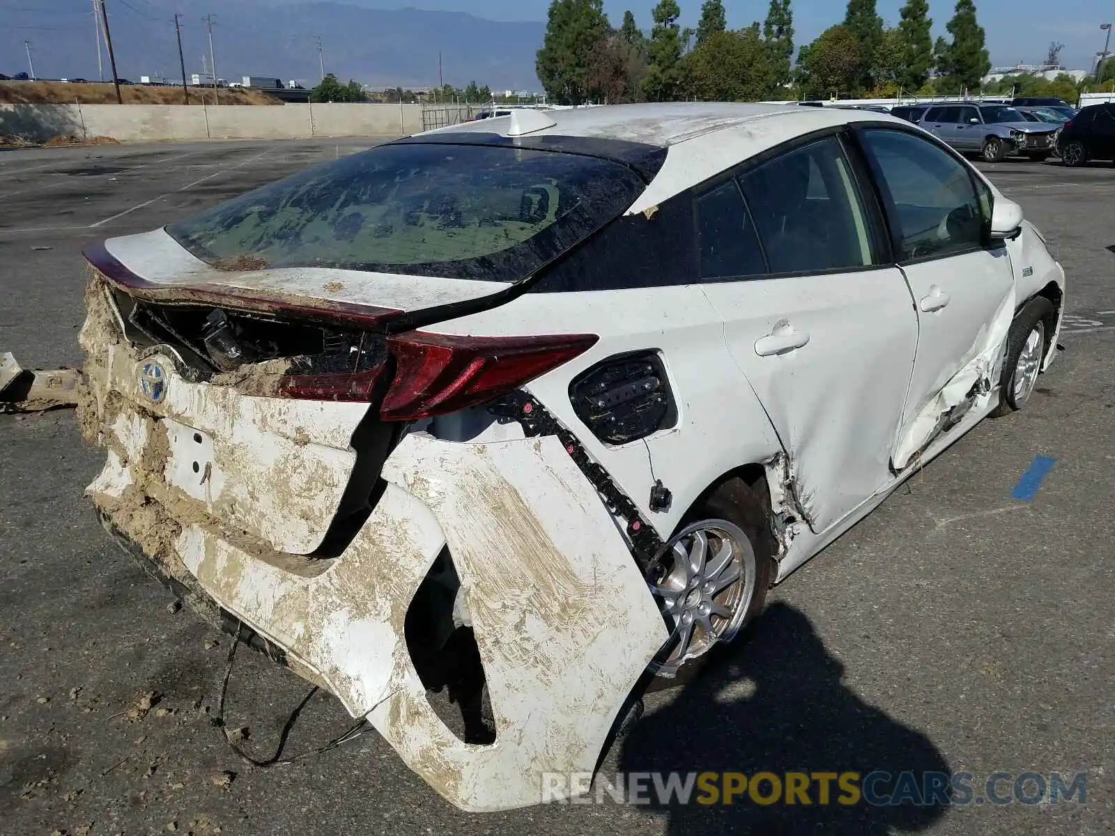 4 Photograph of a damaged car JTDKARFP1L3143234 TOYOTA PRIUS 2020