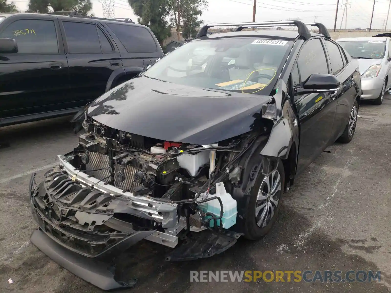 2 Photograph of a damaged car JTDKARFP1L3144769 TOYOTA PRIUS 2020