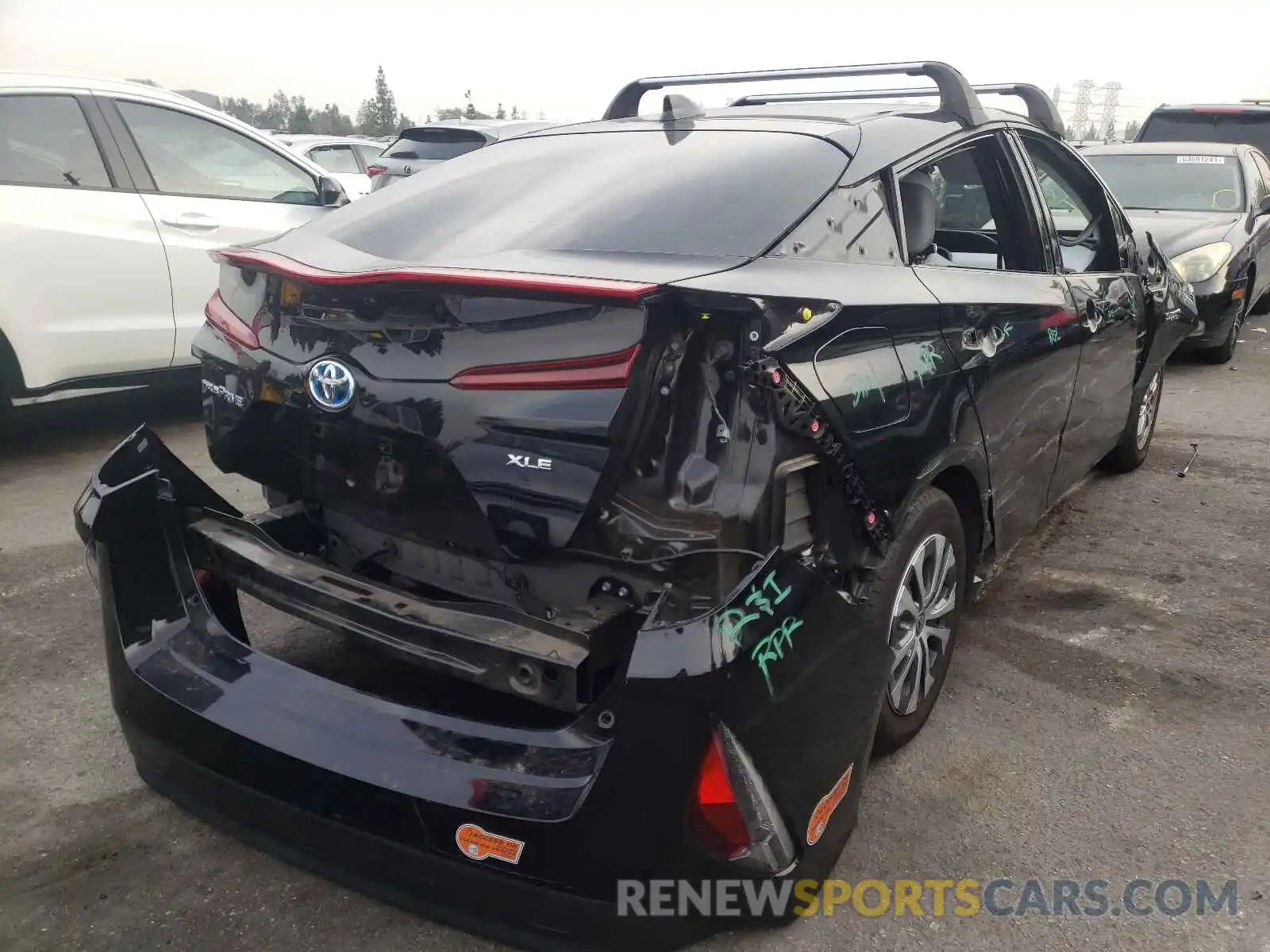 4 Photograph of a damaged car JTDKARFP1L3144769 TOYOTA PRIUS 2020