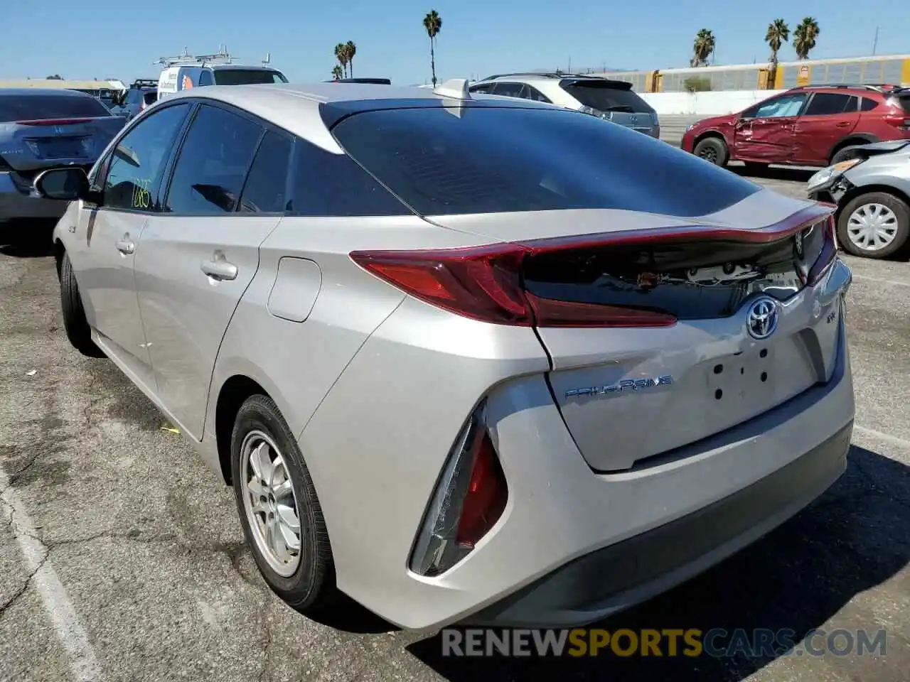 3 Photograph of a damaged car JTDKARFP1L3145159 TOYOTA PRIUS 2020