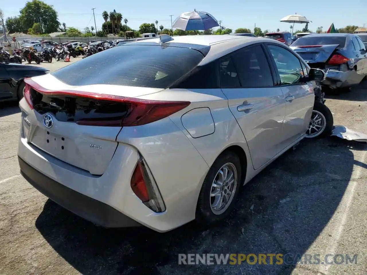 4 Photograph of a damaged car JTDKARFP1L3145159 TOYOTA PRIUS 2020