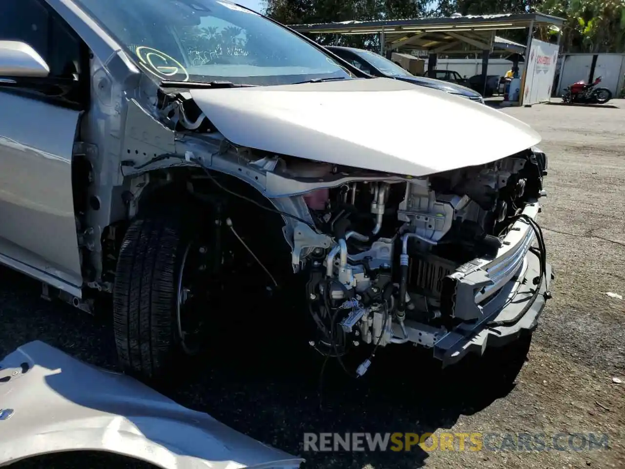 9 Photograph of a damaged car JTDKARFP1L3145159 TOYOTA PRIUS 2020