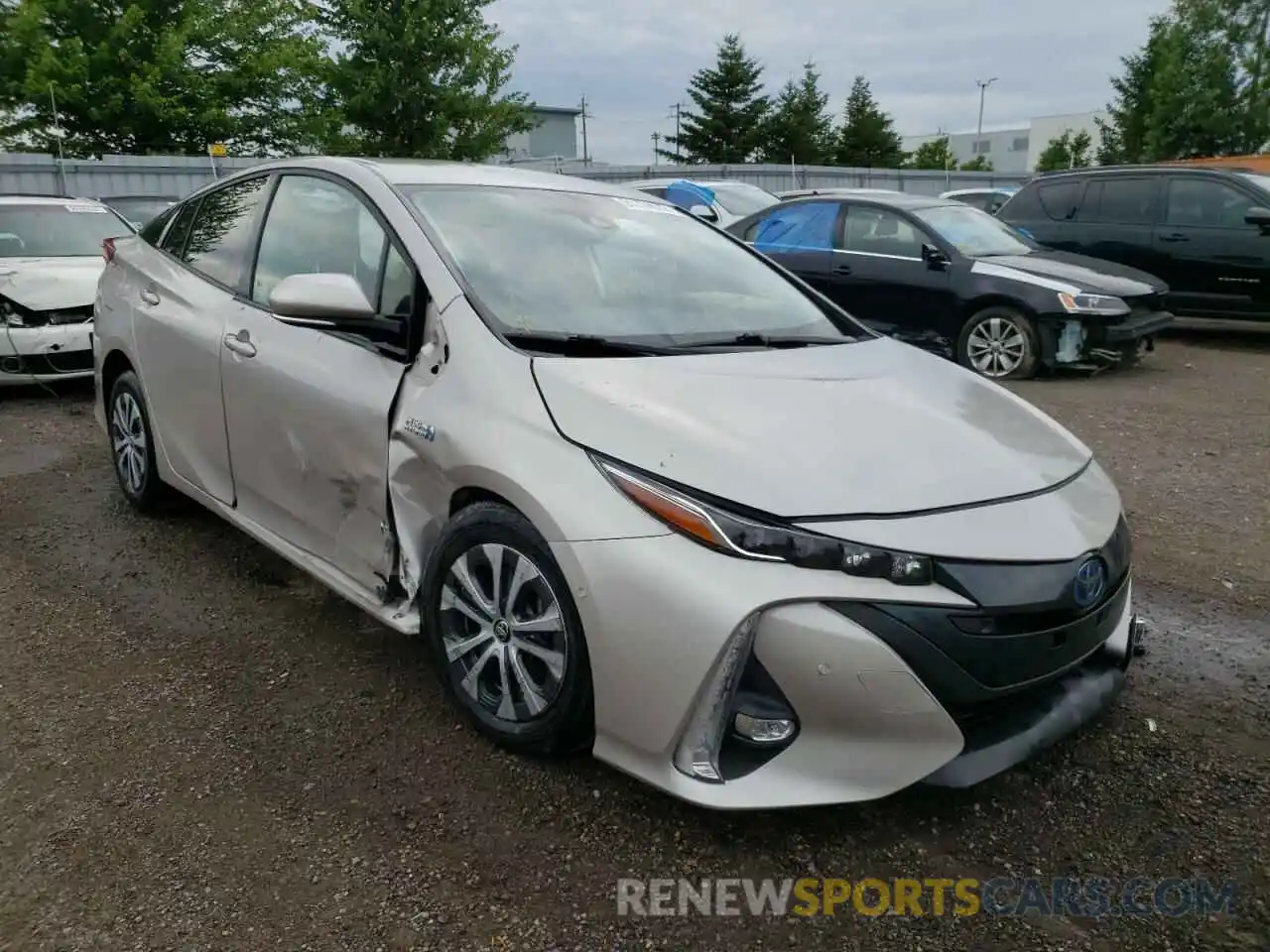 1 Photograph of a damaged car JTDKARFP1L3147512 TOYOTA PRIUS 2020