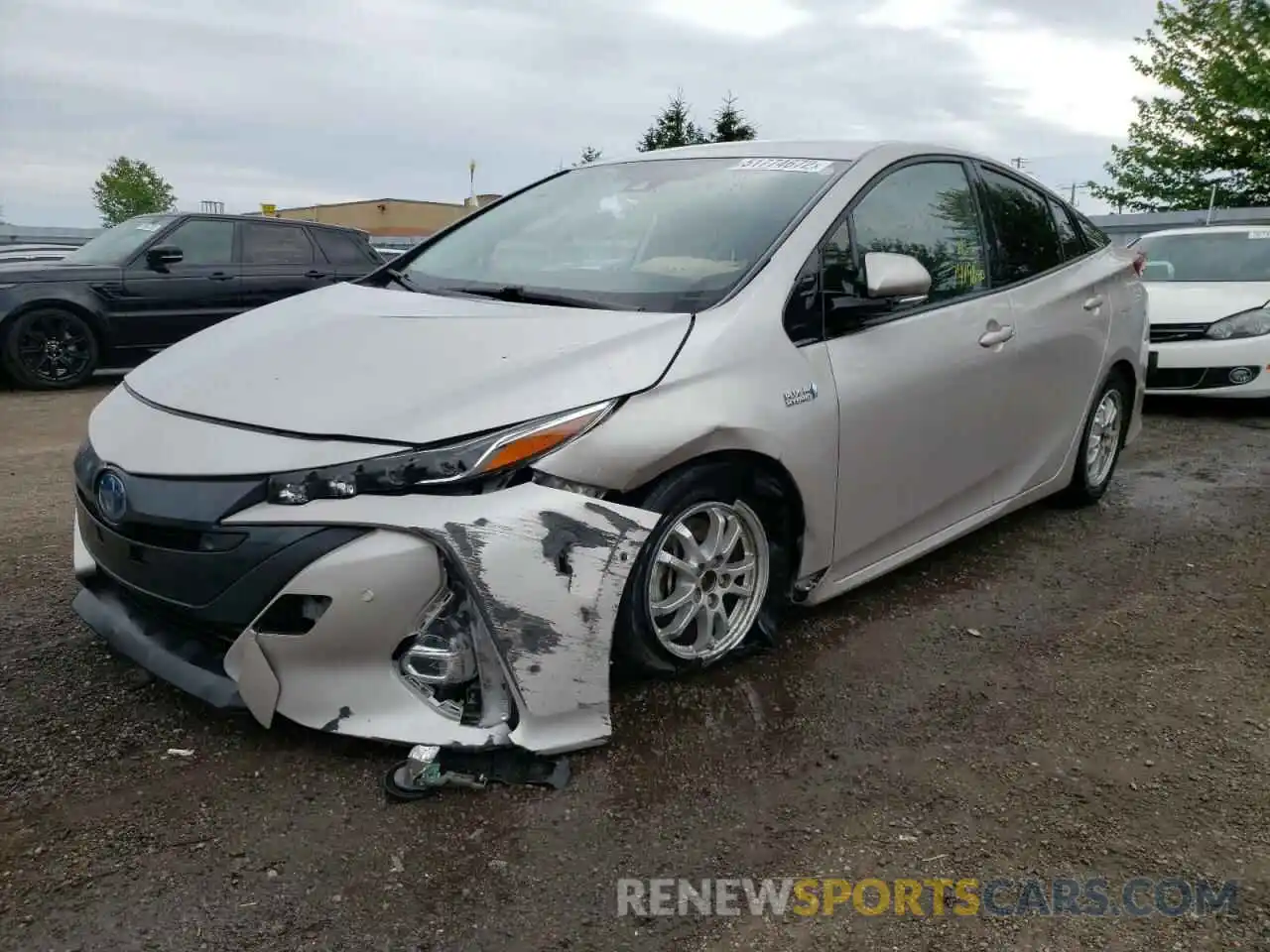 2 Photograph of a damaged car JTDKARFP1L3147512 TOYOTA PRIUS 2020