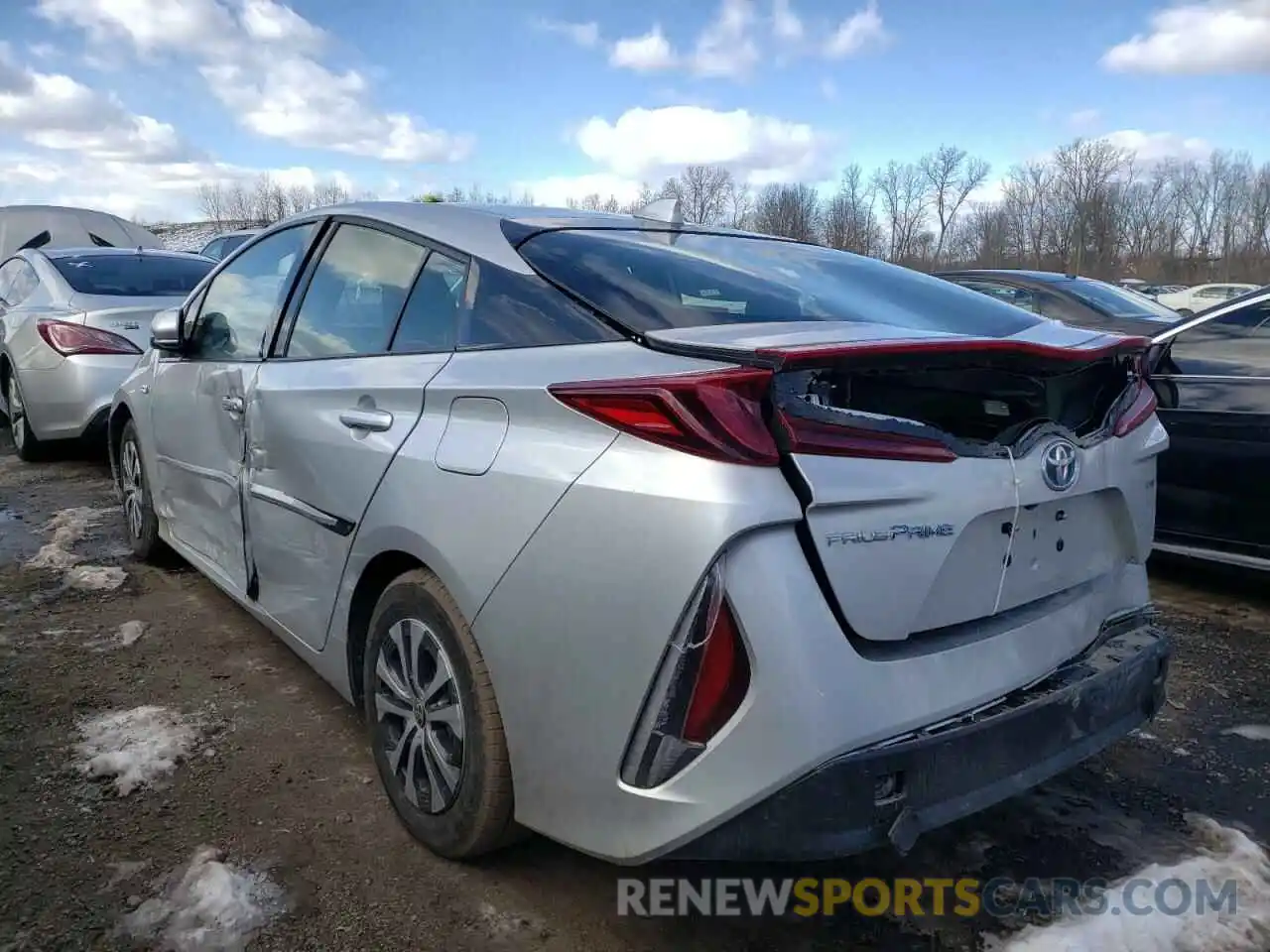 3 Photograph of a damaged car JTDKARFP1L3155996 TOYOTA PRIUS 2020