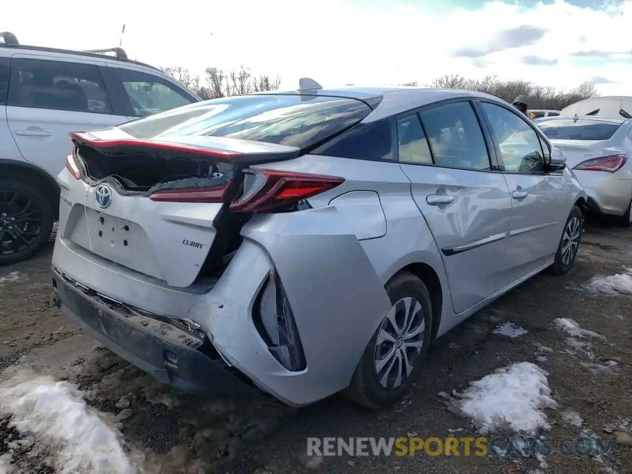 4 Photograph of a damaged car JTDKARFP1L3155996 TOYOTA PRIUS 2020