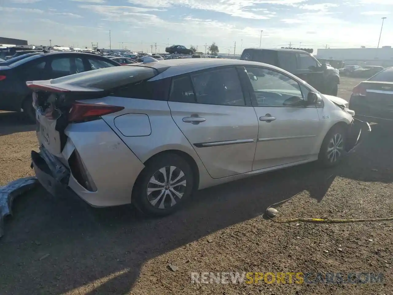 4 Photograph of a damaged car JTDKARFP1L3157196 TOYOTA PRIUS 2020