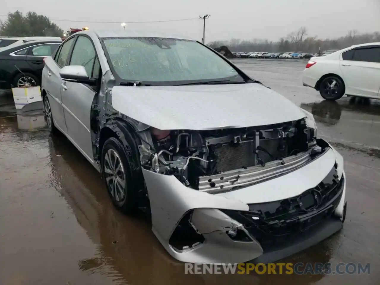 1 Photograph of a damaged car JTDKARFP1L3157537 TOYOTA PRIUS 2020